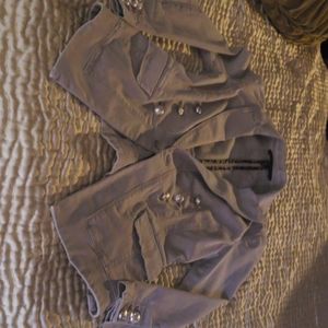 White house black market blazer military style